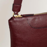 RADLEY London Pockets Soft 2.0 Womens Medium Leather Ziptop Crossbody Bag, Merlot