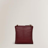 RADLEY London Pockets Soft 2.0 Womens Medium Leather Ziptop Crossbody Bag, Merlot
