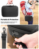 RAIACE Hard Carrying Case Compatible with Canon EOS Rebel T7/ T100/ T6/ R100/ R50/ R5/ R7/ R8, for Sony, for Nikon Camera. Large Capacity Camera Bag for Lens, Cables, Cards and Accessories. - Black