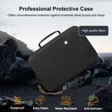 RAIALL Camera Case for Canon EOS Rebel T7/R50/R50V/R100/R6 Mark II/R5/ R8/R10/RP/R7/Sony/Nikon D7500 DSLR Camera, Lens, Tripod, Hard Protective Travel Bag with a Shoulder Strap and 5 Dividers, Black