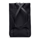 RAINS Backpack – Durable Waterproof Laptop Backpack for Men and Women for Travel, Work and Commuting – Black Bag with Secure Closure – 15" Laptop Pocket – 2 Year Warranty