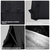RAINS Messenger Bag, Backpack, Waterproof Classic Contemporary for travel and everyday use - Black
