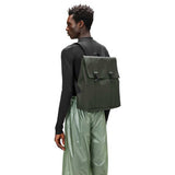 RAINS Messenger Bag, Backpack, Waterproof Classic Contemporary for travel and everyday use - Black
