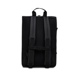 RAINS Rolltop Rucksack Large – Black Waterproof Rolltop Backpack Water Resistant Water Repellent Commuter Travel Pack Urban Minimalist Design – 2 Year Warranty