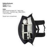 RAINS Rolltop Rucksack Large - Waterproof Rolltop Backpack Water Resistant Commuter Travel Pack Urban Minimalist (Green, Regular)