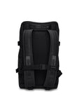 RAINS Trail Cargo Backpack – Black Unisex Cargo Backpack Water Resistant Water Repellent PU Fabric Smooth Feel Outdoor Urban Design 14L Capacity – 2 Year Warranty