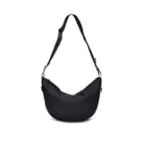RAINS Valera Shoulder Bag, Unisex for Men and Women, Black – Waterproof PU Fabric Crossbody Bag
