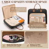 RAINSMORE Garment Bag for Travel Womens Hanging Suit & Dress Travel Bag Foldable Garment Duffle with Pockets & Strap, Carry On Compatible