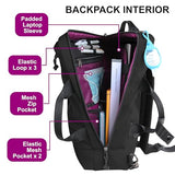 Rangeland 3 in 1 Laptop Backpack for Men Women, Convertible Messenger Bag Backpack, Smart Business Casual Water-Resistant, Black