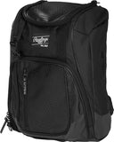 Rawlings | CHAOS Backpack Bag Series | Youth Baseball & Fastpitch Softball | Black
