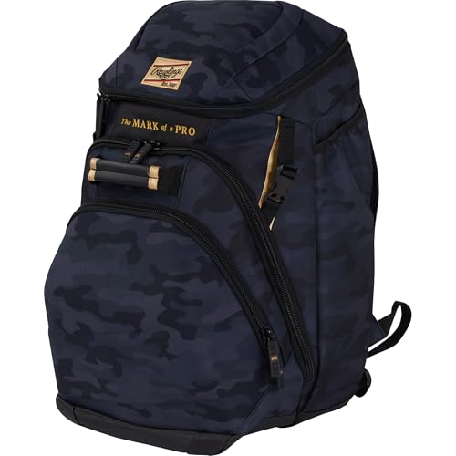 Rawlings | GOLD COLLECTION Backpack Equipment Bag | Black Camo