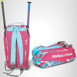 Rawlings | REMIX Duffel Equipment Bag | T-Ball & Youth Baseball / Softball | Pink