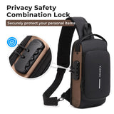 Rcrirth Sling Bag for Men | Anti - theft Crossbody Bag - Crossbody Shoulder Chest Bag for Daily use
