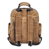 Readywares Waxed Canvas Backpack – Durable Rucksack with Laptop Sleeve – Water - Resistant Travel Bag for Work, Commute, School, or Outdoor Use