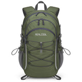 RealCool Hiking Backpack for Men Women,30L Lightweight Waterproof Travel Camping Backpack Hiking Daypack for Cycling Running,Army Green