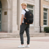 RealCool Laptop Backpack, 31L Travel Backpacks Gift for Women Men, Fits up to 15.6 - 17 Inch,Water Resistant College Bookbag, for School Business Trip (Black)