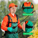 REALWORK 4 - Gallon Backpack Sprayer with Padded Shoulder Strap for Pests & Weeds, Watering Garden, and Spraying Plants, in Translucent White