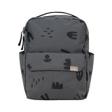 RED ROVR Mini Roo Lightweight Backpack | 6 pockets for everyday essentials (Charcoal Doodle)