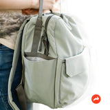 RED ROVR Mini Roo Lightweight Backpack | 6 pockets for everyday essentials (Sage)