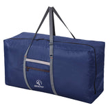 REDCAMP Foldable Extra Large Duffle Bag 100L/31 Inch, Lightweight Travel Duffel Bag with Adjustable Strap for Men Women,Dark Blue