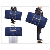 REDCAMP Foldable Extra Large Duffle Bag 100L/31 Inch, Lightweight Travel Duffel Bag with Adjustable Strap for Men Women,Dark Blue