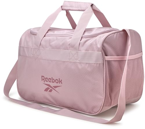 Reebok Compact Carry On Gym Duffle Bag for Women & Men, Adjustable Strap
