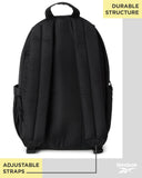 Reebok Element Backpack - Multipurpose Lightweight Carry On Everyday Bag for School Gym and Travel Backpack for Men & Women, Skyler Black