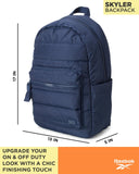 Reebok Element Backpack - Multipurpose Lightweight Carry On Everyday Bag for School Gym and Travel Backpack for Men & Women, Skyler Blue