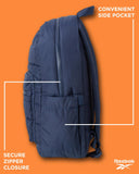 Reebok Element Backpack - Multipurpose Lightweight Carry On Everyday Bag for School Gym and Travel Backpack for Men & Women, Skyler Blue