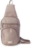 Reebok Unisex Crossbody Sling Bags – Compact Convertible Strap Cross Body Bag Travel Sling Bag - Gym & Travel Essential, Cosmos Mocha