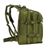 REEBOW GEAR Military Tactical Backpack for Men Large 34L Army 3 Day Assault Pack Molle Bag Backpacks (34L, Army Green)