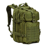 REEBOW GEAR Military Tactical Backpack for Men Large 34L Army 3 Day Assault Pack Molle Bag Backpacks (34L, Army Green)