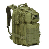 REEBOW GEAR Military Tactical Backpack for Men Large 34L Army 3 Day Assault Pack Molle Bag Backpacks (34L, Army Green)
