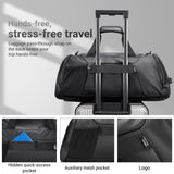 reeyee 40L Convertible Gym Duffel Bag Backpack, Water Repellent Sports Travel Bag with Shoe Compartment, Wet Pocket & Insulated Cooler, 3 - in - 1 Weekender Carry On Bag for Men Women