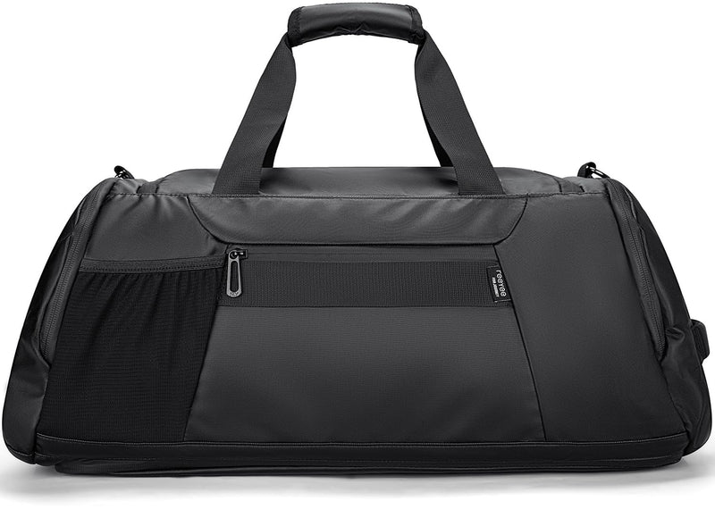 reeyee 40L Convertible Gym Duffel Bag Backpack, Water Repellent Sports Travel Bag with Shoe Compartment, Wet Pocket & Insulated Cooler, 3 - in - 1 Weekender Carry On Bag for Men Women