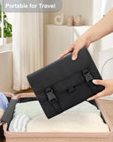 Relavel Travel Hanging Toiletry Bag for Men Women Travel Kit Shaving Bag Waterproof Large Makeup Bag Wash Bag Makeup Organizer Cosmetic Case for Bathroom Shower Black