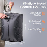 Relime Classic Series Vacuum Bags for Travel Luggage with Wireless Pump, Compression Bags for Carry On Suitcases and Backpack, Vacuum Seal Packing cube for Cloth Packing (1PC + PUMP Lavender)