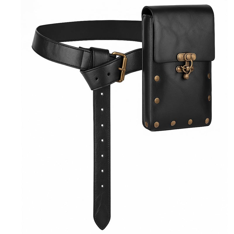 Renaissance Belt Pouch Phone Purse Festival Medieval Renaissance Costume Retro Cosplay Accessory Fanny Packs for Men Waist Bag