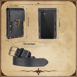 Renaissance Belt Pouch Phone Purse Festival Medieval Renaissance Costume Retro Cosplay Accessory Fanny Packs for Men Waist Bag