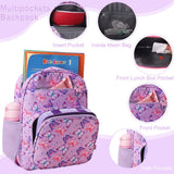 RHCPFOVR Kids Backpack for Girls - Girls Backpack 3 - 8 Ages Butterfly for Kids 15 Inch School Bookbag for Kindergarten Elementary School Bookbag for Girl 1st 2nd Grade