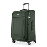 Ricardo Beverly Hills Avalon Softside Medium Check - In Luggage Made with Sustainable 100% Recycled PET (rPET), Lightweight, Eco - Friendly Travel, Expandable, Dual Spinner Wheels, Juniper Green, 24 - inch