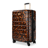 Ricardo Beverly Hills Cambria Hardside Luggage | Stylish Suitcase with Wheels for Effortless Travel, Expandable and Secure TSA-Locked Packing, 24-inch Medium Checked, Tortoise