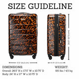 Ricardo Beverly Hills Cambria Hardside Luggage | Stylish Suitcase with Wheels for Effortless Travel, Expandable and Secure TSA - Locked Packing, 24 - inch Medium Checked, Tortoise