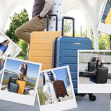 Ricardo Beverly Hills Cambria Hardside Luggage | Stylish Suitcase with Wheels for Effortless Travel, Expandable and Secure TSA - Locked Packing, 24 - inch Medium Checked, Tortoise