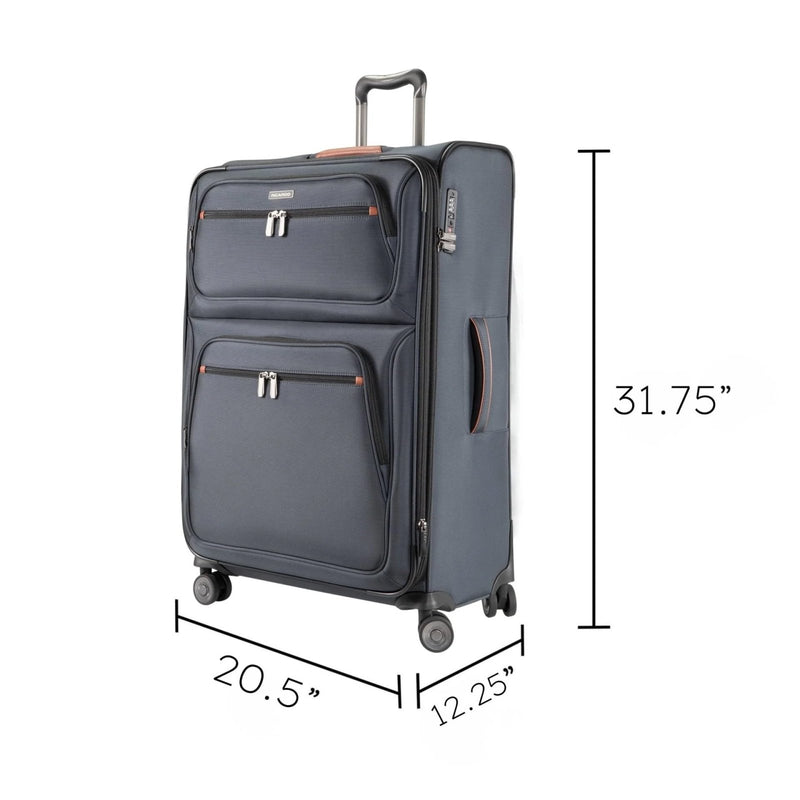 Ricardo Beverly Hills Montecito 3.0 Softside Luggage Collection – Expandable Suitcases with Wheels and TSA Lock, 29" Large Check - In, Graphite