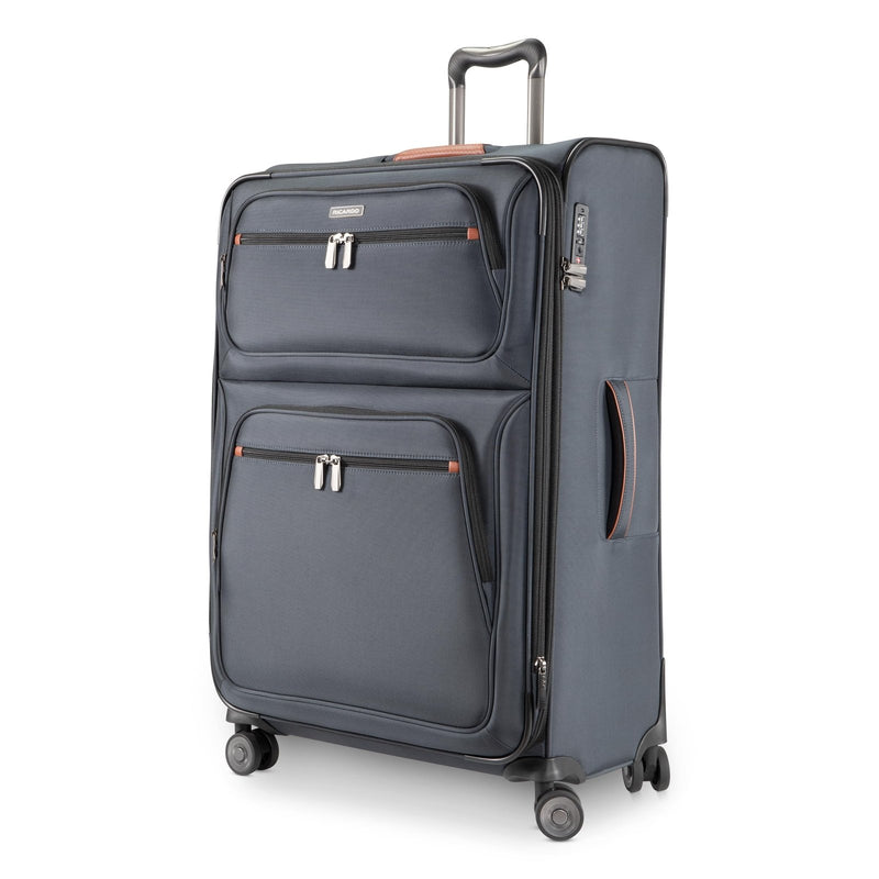 Ricardo Beverly Hills Montecito 3.0 Softside Luggage Collection – Expandable Suitcases with Wheels and TSA Lock, 29" Large Check - In, Graphite