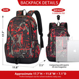 rickyh style School Backpack Travel Bag for Men & Women Lightweight College Back Pack with Laptop Compartmen