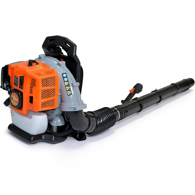 RIDALIYA 63CC Gas Leaf Blower, 3.2HP Backpack Blower with 660 CFM Air Volume and 200 MPH Wind Speed, Powerful 2 - Stroke Engine for Heavy - Duty Lawn, Yard, and Parking Lot Cleanup