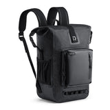 RIDEIRON Waterproof Backpack Motorcycle Dry Bag with Roll Top Closure for Kayaking, Travel, Surfing, Boating, Fishing, Camping (Carbon Fiber 35L)