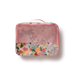 RIFLE PAPER CO. Dahlia Floral Print Travel Packing Cubes Small, Medium, Large + Laundry Bag, Essential 4 - Piece Luggage Organizer Set for Effortless Packing, Suitcase Storage & Stylish Vacation Travel
